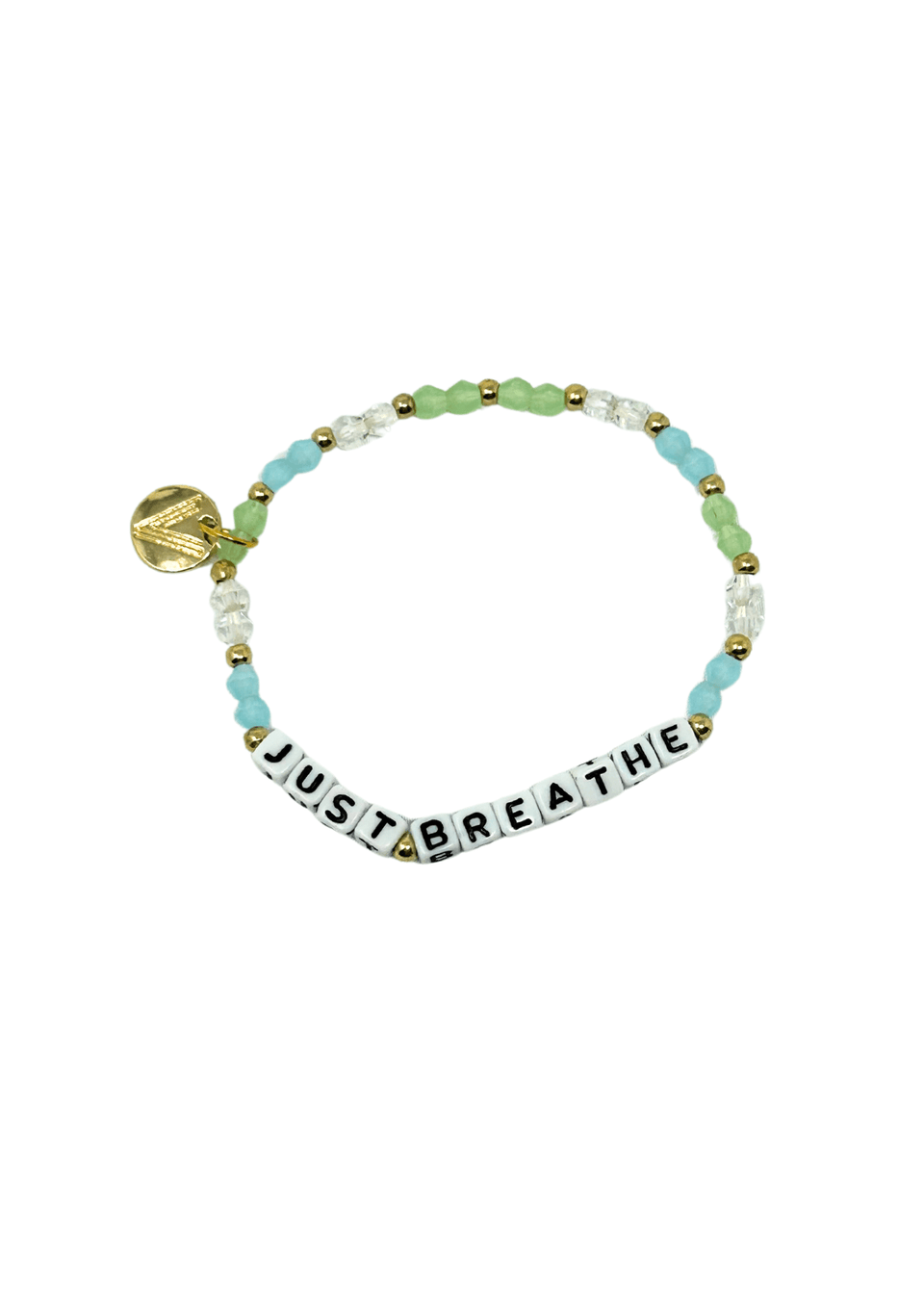 Just Breathe Inspirational Bracelet